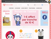 Tablet Screenshot of belledecoeur.com